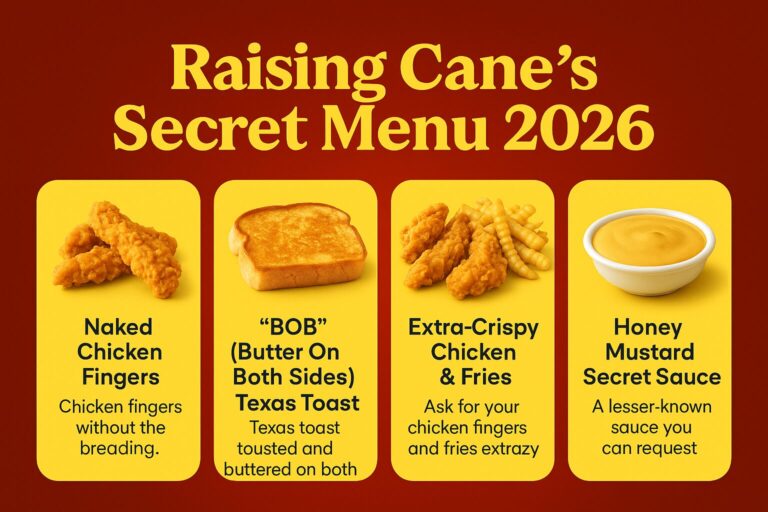 Raising Cane’s Secret Menu 2026